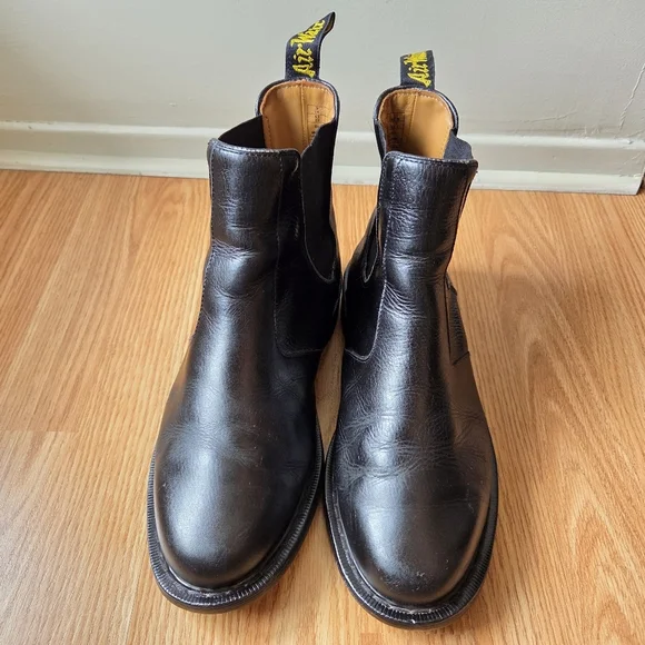 Dr. Martens Men's Victor New Nova Black Boho Chelsea Casual Ankle Boots Size 10 - Picture 16 of 16